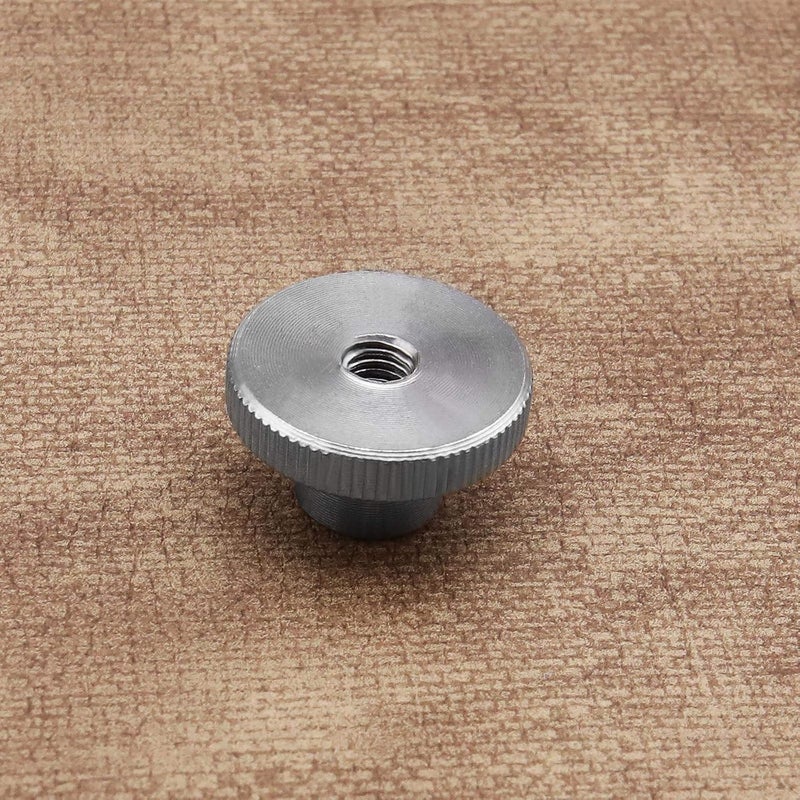 SING F LTD M4 DIN466 Knurled Thumb Nuts Female Thread 304 Stainless Steel Silver Round Hand Grip Knob Locking Nuts Pack of 10 - Image 5