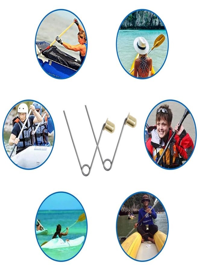 INCREWAY Tent Pole Clips, 8PCS Kayak Paddle Spring Snap Clips, Carbon Steel Tent Pole Push Button Spring Clips for Camping Kayak Paddle Tent Pole, 8mm Button - Image 5