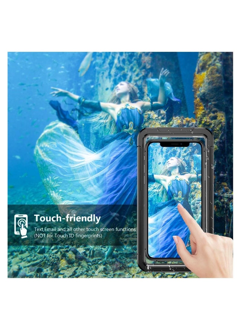 Captaintech SYOSI, Waterproof Phone Case, Universal Underwater Take Photo Case with Lanyard for iPhone 11 12 Pro Max for Samsung Galaxy for Huawei, for Xiaomi, for Swimming - Image 4