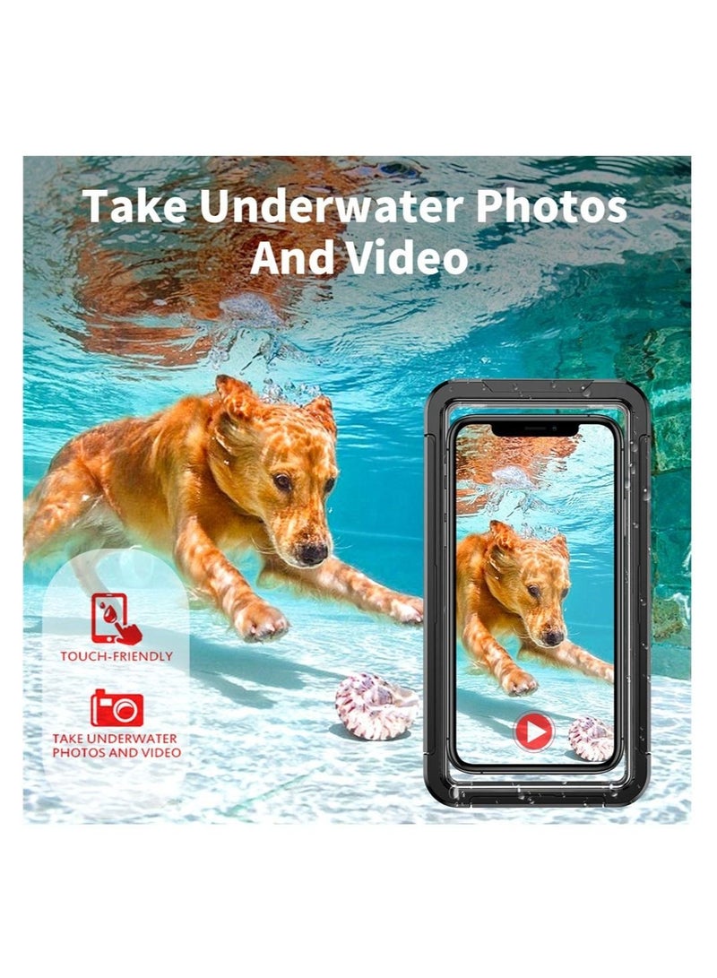 Captaintech SYOSI, Waterproof Phone Case, Universal Underwater Take Photo Case with Lanyard for iPhone 11 12 Pro Max for Samsung Galaxy for Huawei, for Xiaomi, for Swimming - Image 2