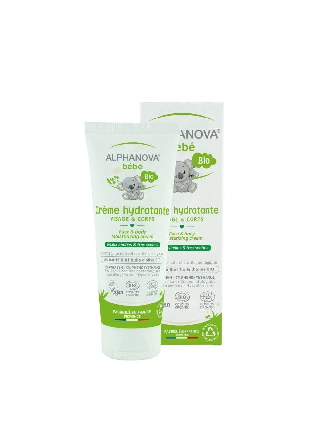 Alphanova Baby Organic Moisturizing Cream 75ml - Image 2