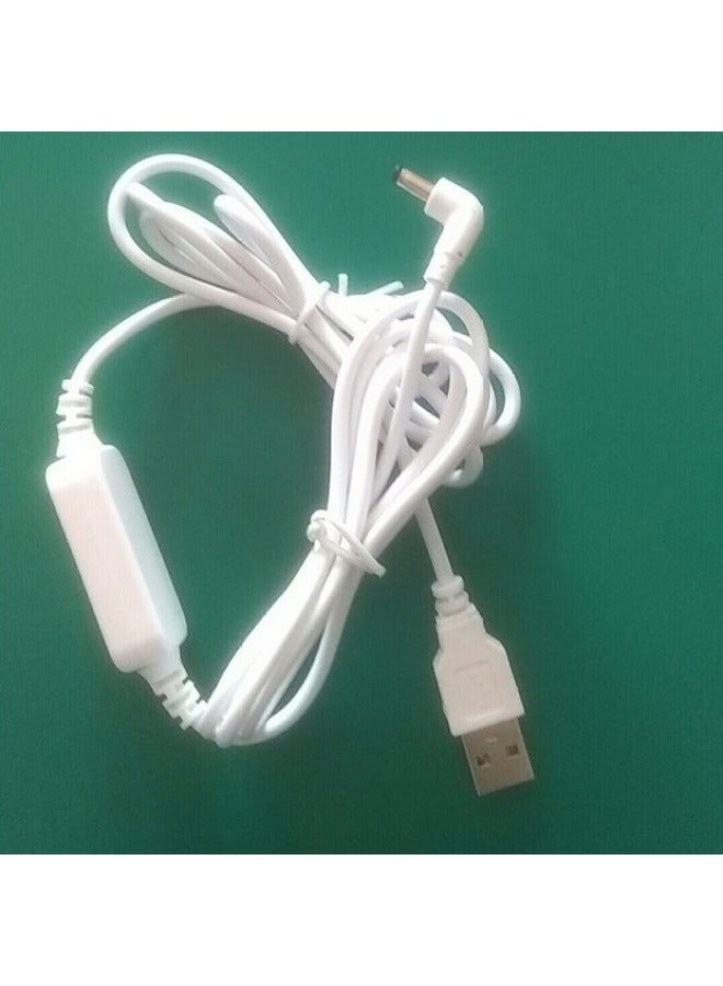 Suitable For Small Degree At Home 1C/1s Bluetooth Smart Speaker/audio With Screen USB Charging Head Charging Treasure Power Cord-Color:Tmall Genie 1 M White  - Image 1