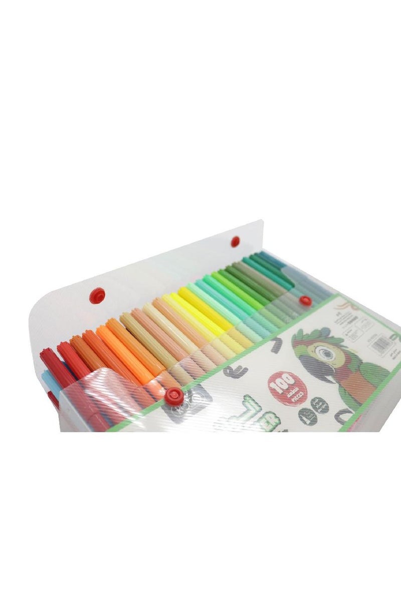 ROCO Washable Color Marker – 100 Pieces, Assorted Colors  - Image 3