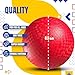 PlayBolt Playground Balls Bulk 85 Inch Red Rubber Kickball Bouncy Inflatable Balls for Kids Adults Indoor Outdoor Games Kickballs Dodgeball Four Square and More 4Pack - Image 4