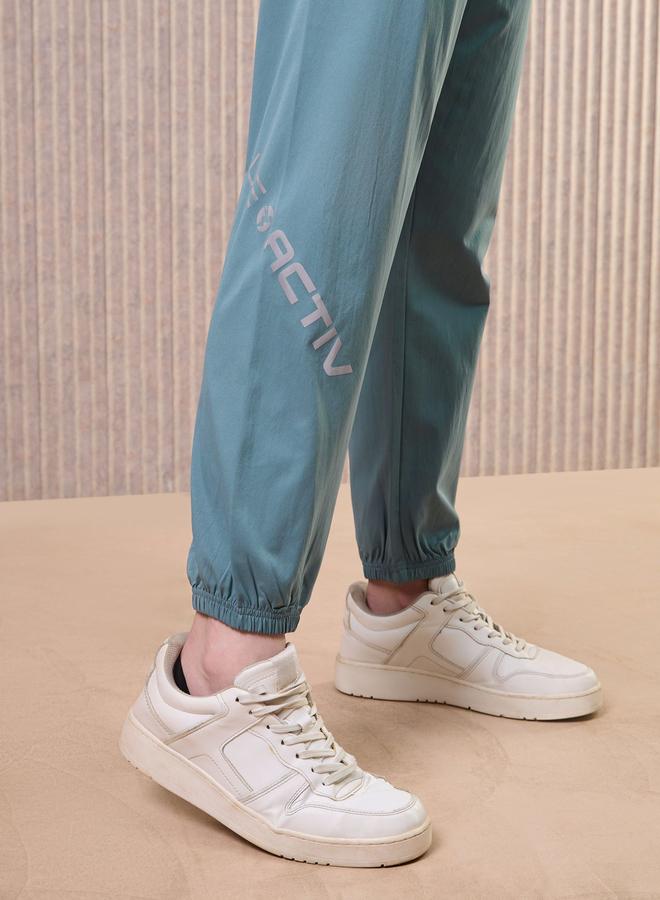 Technosport Women Blue Solid 2-Way Stretch Joggers - Image 5