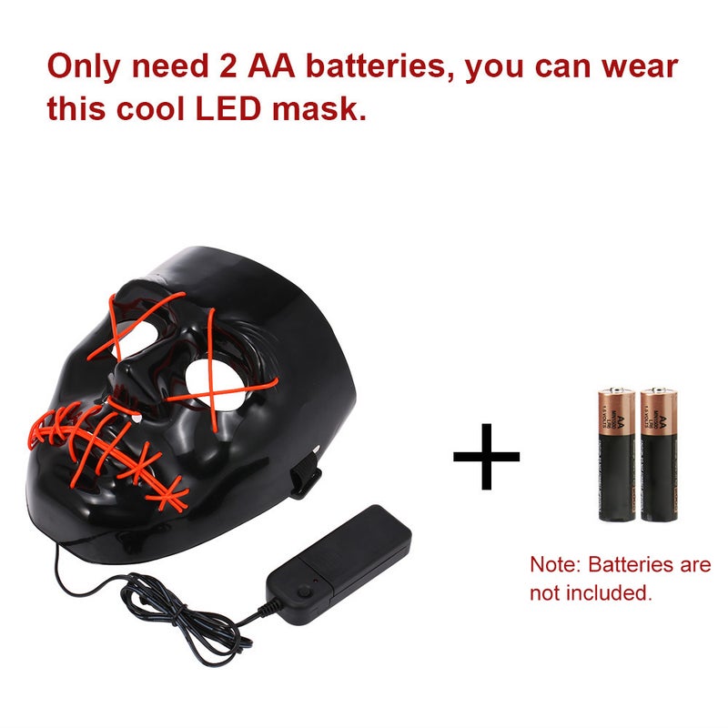 Cosplay Dance Costume LED Mask 20 X 16.5 X 9cm - Image 3