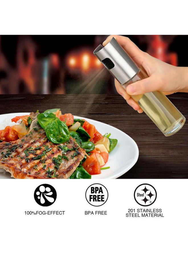 SHOPI Oil Dispensing Oil Sprayers, spray bottle for cooking oil, vinegar sprayer, Barbecue spray bottle, Olive Oil Sprayer Bottle 100ml, Glass Sprayer for BBQ, Cooking, Salad, Bread Baking, Frying (100ml)  - Image 2