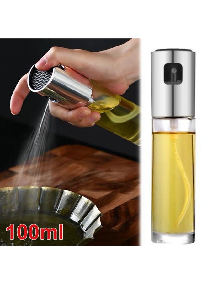 SHOPI Oil Dispensing Oil Sprayers, spray bottle for cooking oil, vinegar sprayer, Barbecue spray bottle, Olive Oil Sprayer Bottle 100ml, Glass Sprayer for BBQ, Cooking, Salad, Bread Baking, Frying (100ml)  - Image 3
