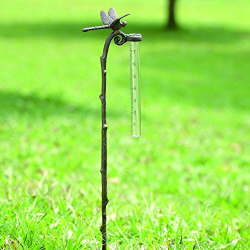 SPI Rain Gauge Dragonfly Garden Stake - SPI Home Aluminum Gauge for Precipitation - Image 2
