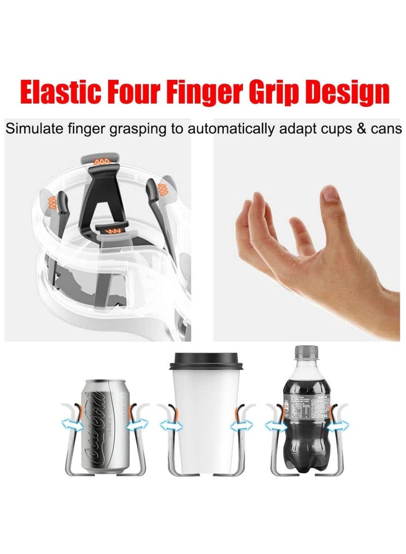 Shunwei Car Cup Holder Car Drink Holder Expander with Adjustable Mounting Base Dual Cup Holder Expander for Car 2 in 1 All Purpose Car Drink Holder for Most Bottles and Car - Image 4