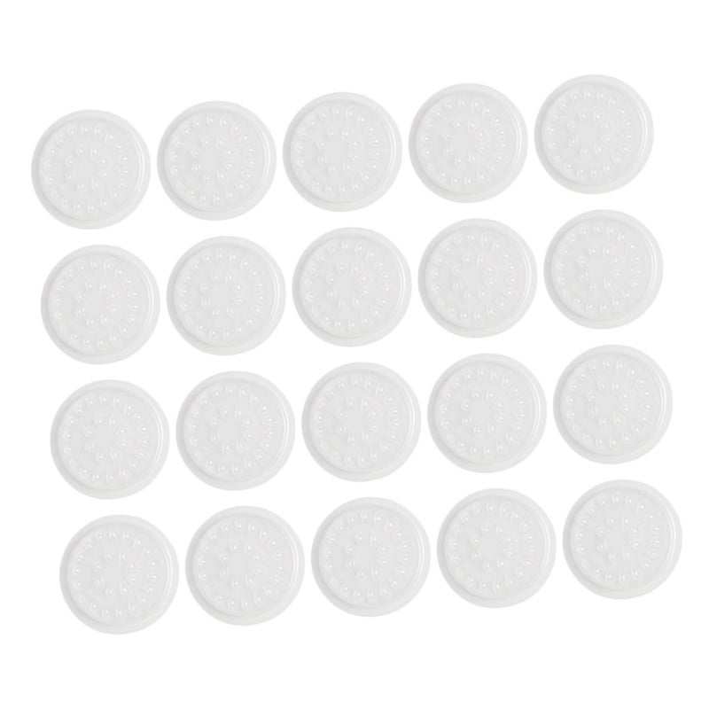 DOITOOL 20pcs Eyelash Glue Holders Flower-shaped Eyelash Grafting Plates for Professional Salon Use and for Gel Remover and Primer Application - Image 1