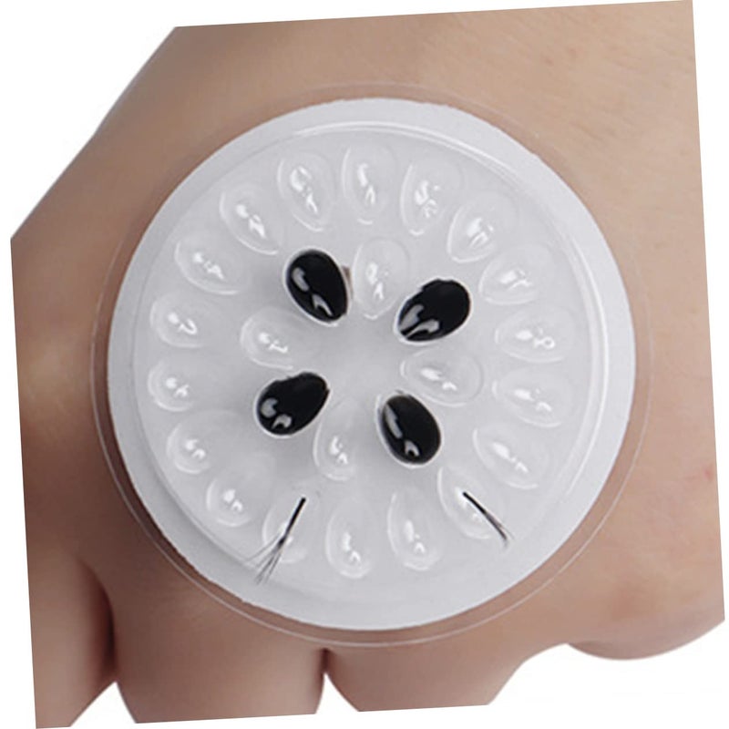 DOITOOL 20pcs Eyelash Glue Holders Flower-shaped Eyelash Grafting Plates for Professional Salon Use and for Gel Remover and Primer Application - Image 2