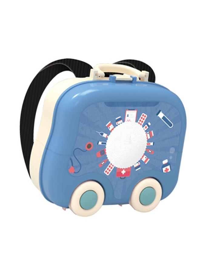 Kids Backpack Playset Develop Operational Ability Portable Safe Durable Multifunctional Toy Set Medical - Image 1