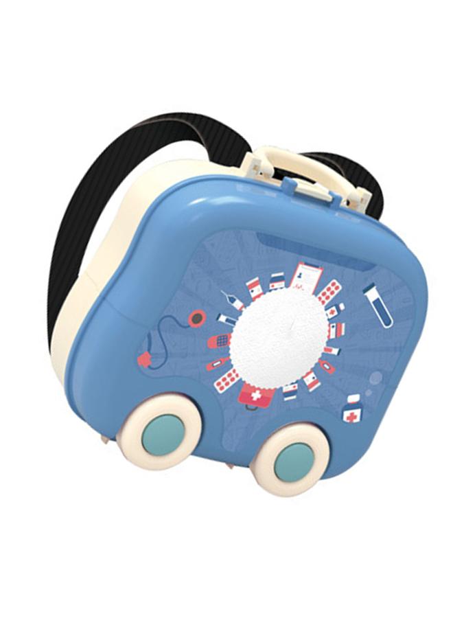 Kids Backpack Playset Develop Operational Ability Portable Safe Durable Multifunctional Toy Set Medical - Image 2