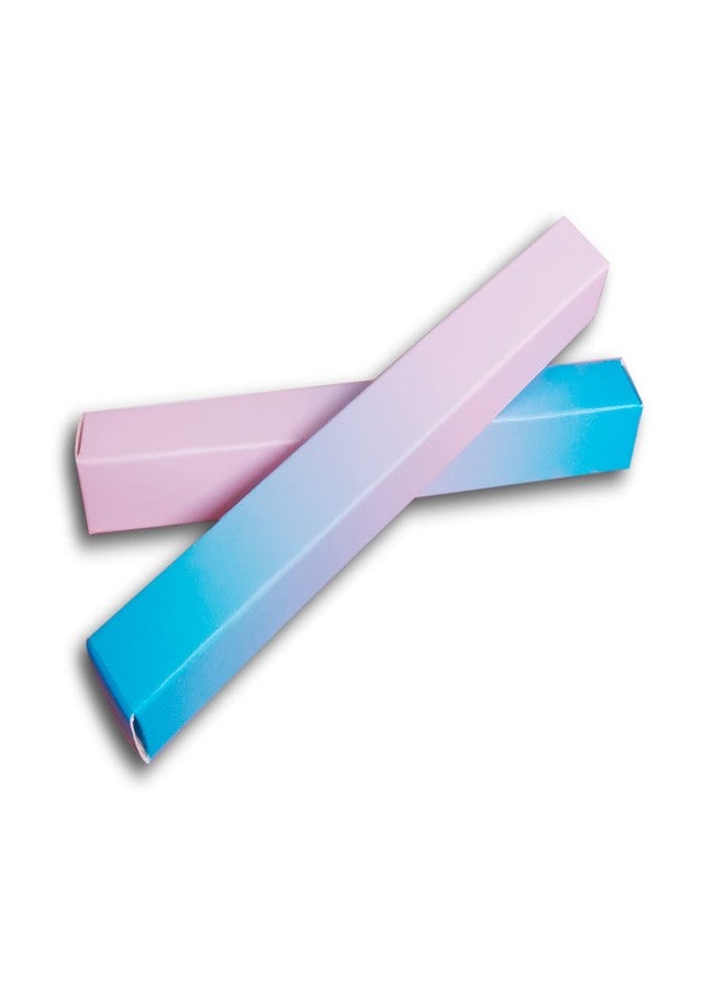 ANZKA 50 Pcs Empty Twist Pen Box Packaging, 5.7x0.63x0.63 Inch Eyeliner Glue Pen Wrapping Box, Pink - Blue Gradient Cuticle Oil Pen Package Boxes - Image 1