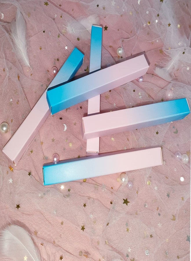ANZKA 50 Pcs Empty Twist Pen Box Packaging, 5.7x0.63x0.63 Inch Eyeliner Glue Pen Wrapping Box, Pink - Blue Gradient Cuticle Oil Pen Package Boxes - Image 5