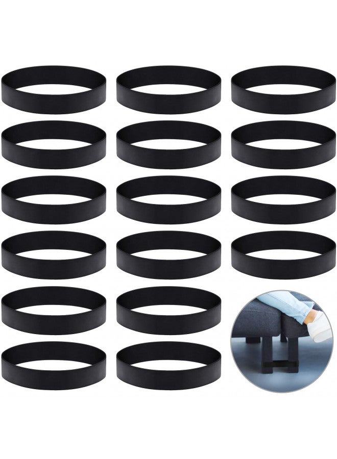 Outus Outus Couch Sectional Connectors Sofa Couch Straps Sofa Rubber Band for Sliding Sofa, Black (8 Pieces)  - Image 1