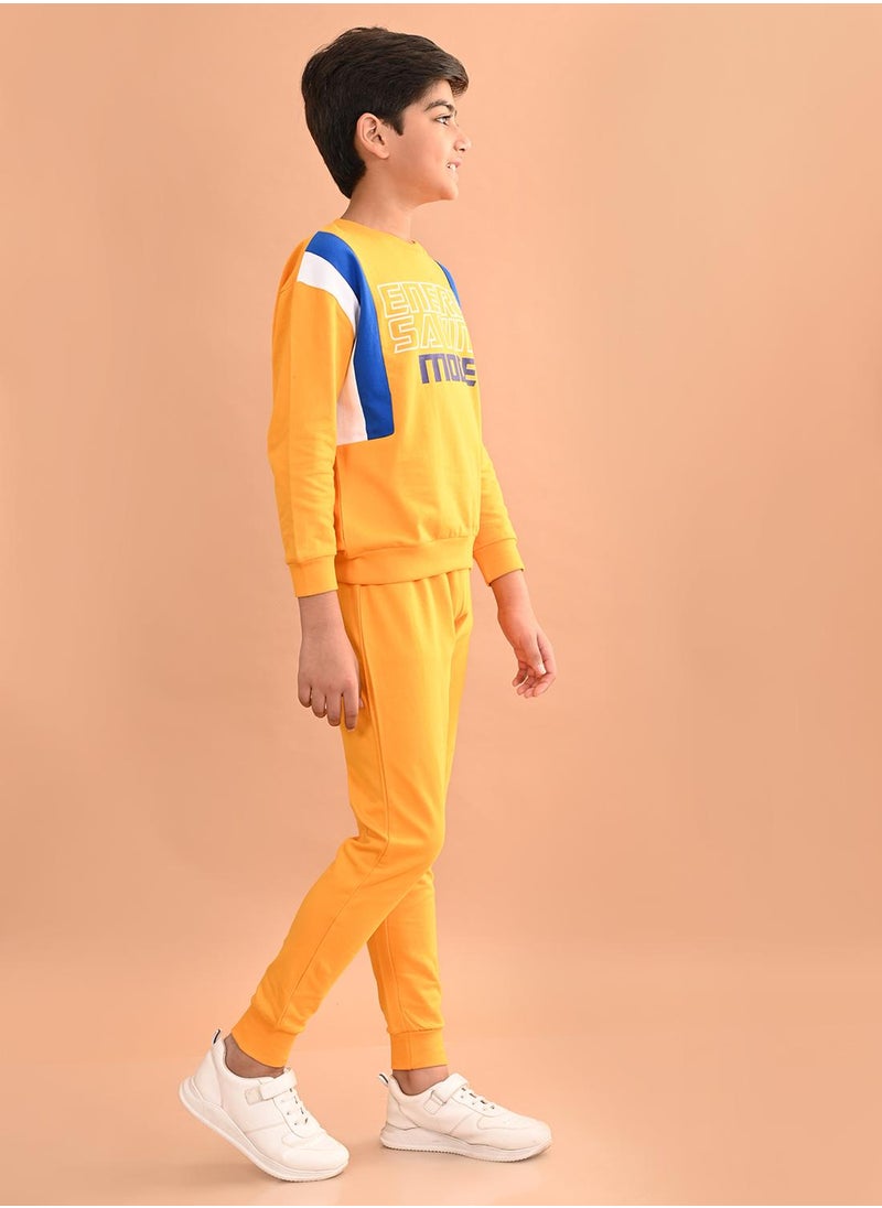 LILPICKS - Solid Sweatshirt with Jogger Set - Image 1