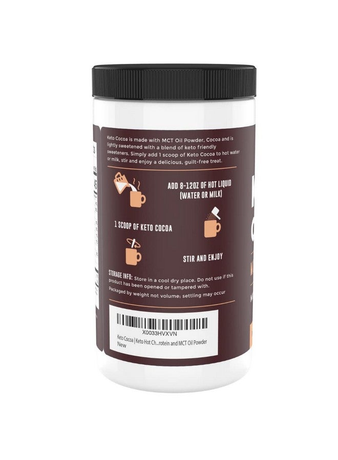 Left Coast Performance Keto Cocoa | Keto Hot Chocolate Drink Mix Powder - Sugar Free, Low Carb with Protein and MCT Oil Powder - Image 2