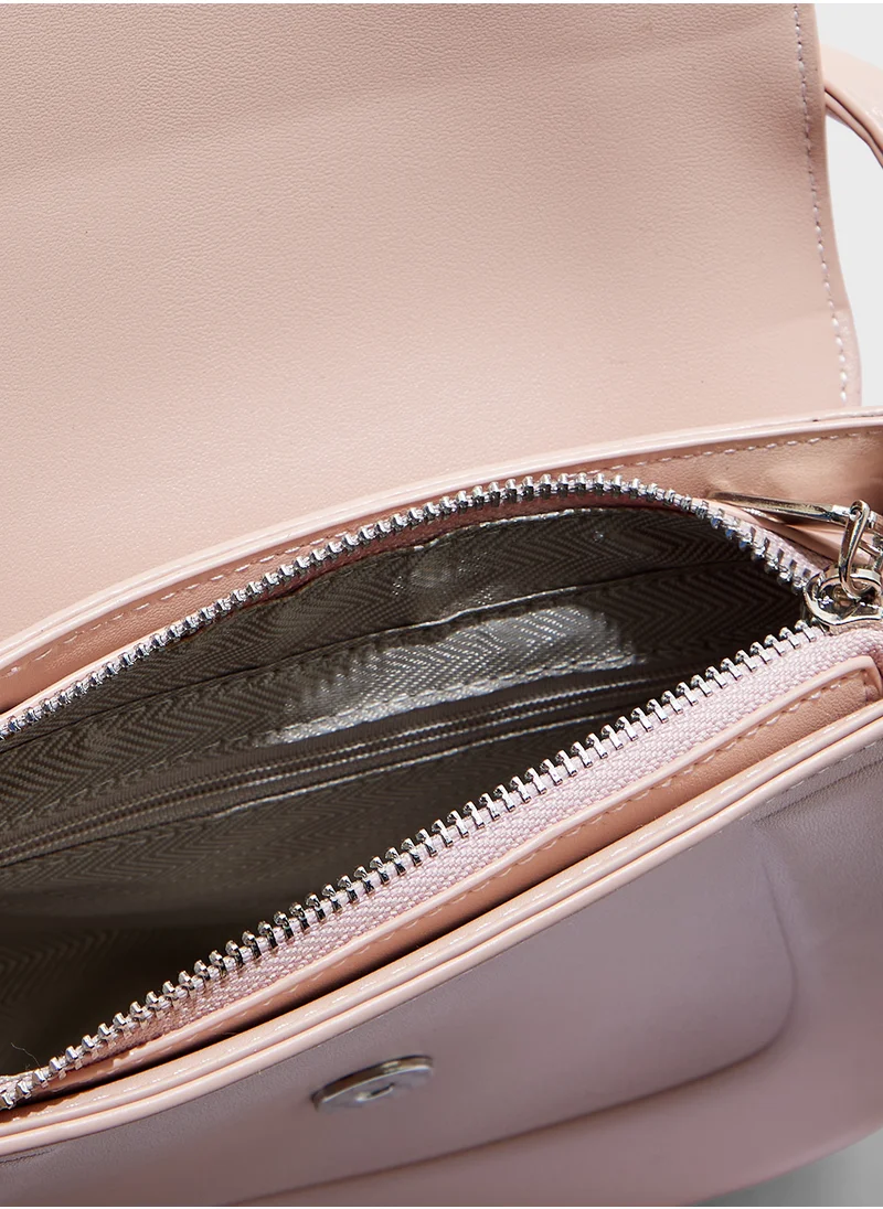 Ginger Curved Shape Satchel Bag