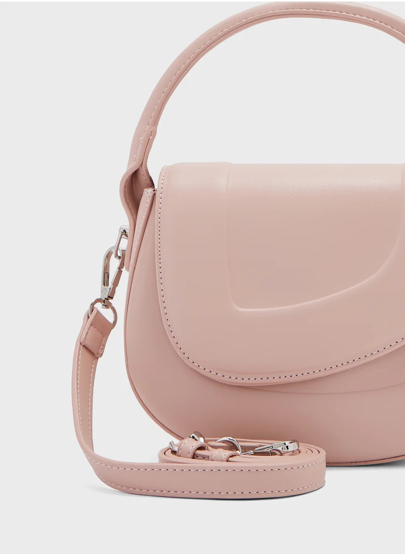 Ginger Curved Shape Satchel Bag