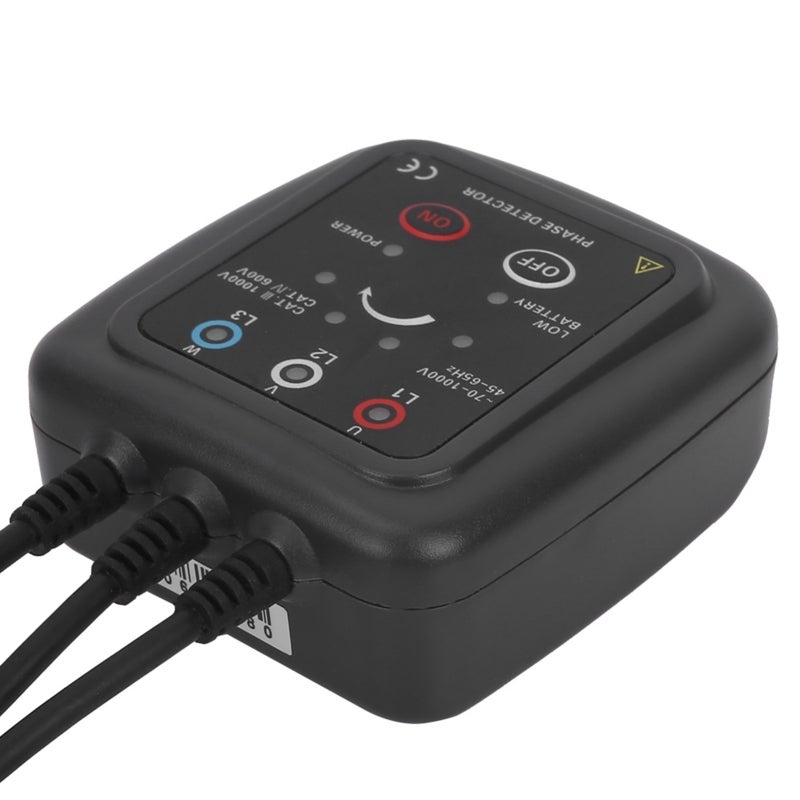 ETCR Non-Contact Phase Sequence Detector: 4 Magnetic Base, Clamp-Type Inductive Measurement - Sound & Light Indication, Multi-Function Tester for Electrical Line Maintenance & Industrial Testing - Image 4
