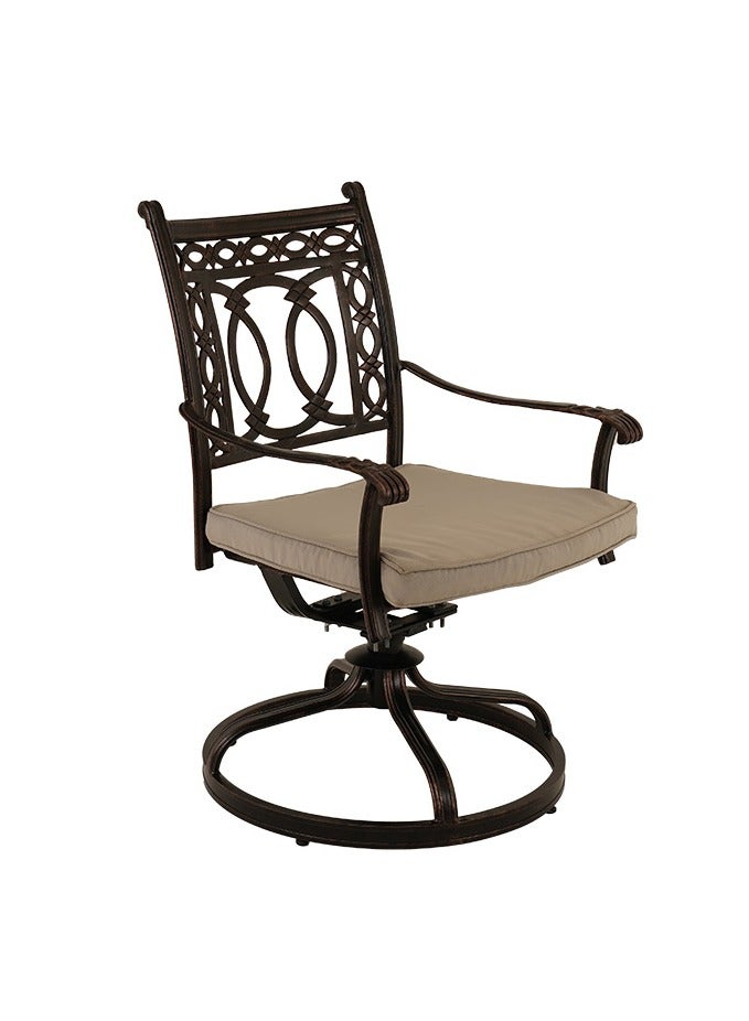 أثاث شندور فيلادلفيا | كرسي دوار | مصنوع من الألومنيوم المصبوب | أثاث خارجي | تناول الطعام في الهواء الطلق | الفناء | حديقة | الفناء الخلفي | مطاعم - Image 2