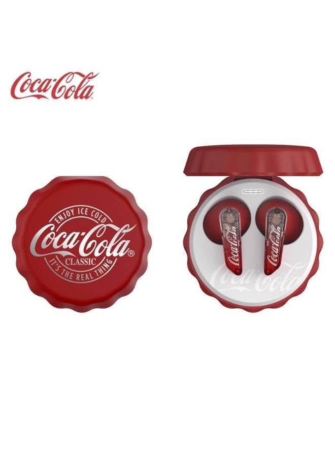 Coca-Cola Coca-Cola T13 bottle cap design Bluetooth headphones, semi-in-ear comfortable sports headphones  - Image 1