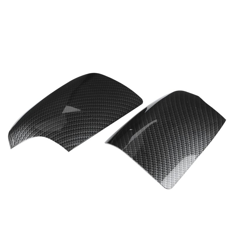 Rearview Mirror Cover: Carbon Fiber Pattern, Lightweight Rust-Proof Colorfast Durable - High-Quality Glossy Mirror Trim for Ford Focus MK2 2005-2008 Car Accessories - Image 1