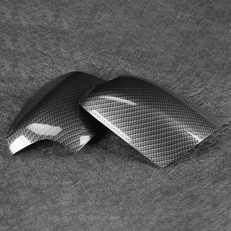 Rearview Mirror Cover: Carbon Fiber Pattern, Lightweight Rust-Proof Colorfast Durable - High-Quality Glossy Mirror Trim for Ford Focus MK2 2005-2008 Car Accessories - Image 4