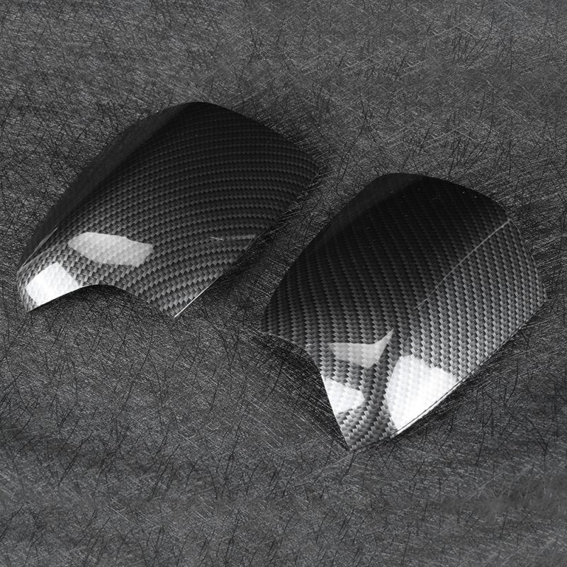 Rearview Mirror Cover: Carbon Fiber Pattern, Lightweight Rust-Proof Colorfast Durable - High-Quality Glossy Mirror Trim for Ford Focus MK2 2005-2008 Car Accessories - Image 3
