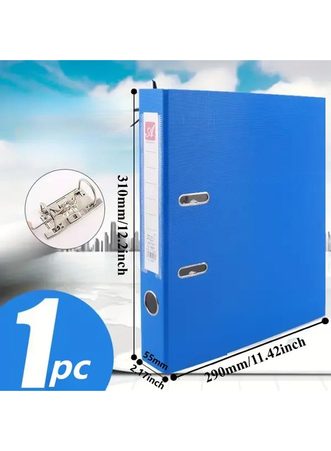 Esselte Solea Blue A4 50Mm Lever Arch File 350 Sheet Capacity PP Cover - Image 3
