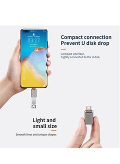 SYOSI محول USB C إلى USB 2 حزمة، محول Thunderbolt 4 OTG من النوع C، محول USB C ذكر إلى USB A 3.0 أنثى لجهاز iPhone 15، MacBook Pro Air، iPad، Galaxy S23، أجهزة أخرى من النوع C أو Thunderbolt  - Image 2