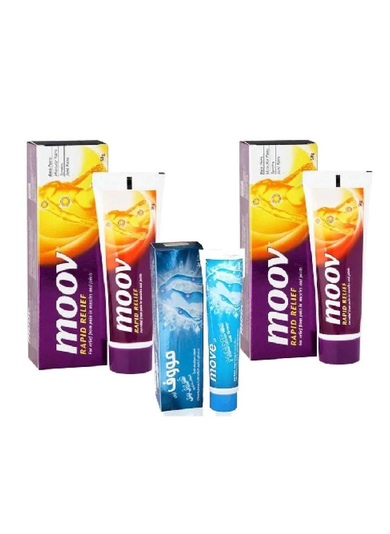 Moov Move On Temporary Relief for Joint and Muscle Pain - 3 Pieces  - Image 2