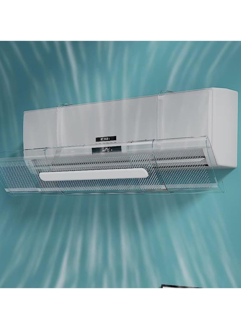 YIM-VIBEHAUS Retractable Air Conditioner Deflector, Anti-Direct Blowing Baffle Windshield, Air Deflector Block Board - Image 1