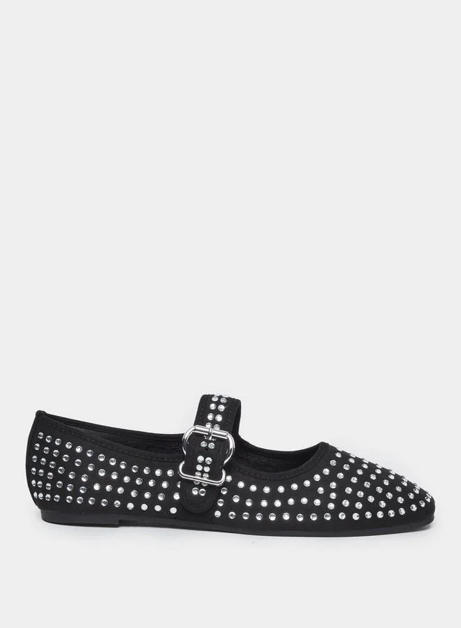 Styli Styli Studded Mary Jane Shoes