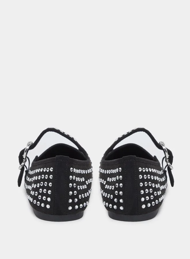 Styli Styli Studded Mary Jane Shoes