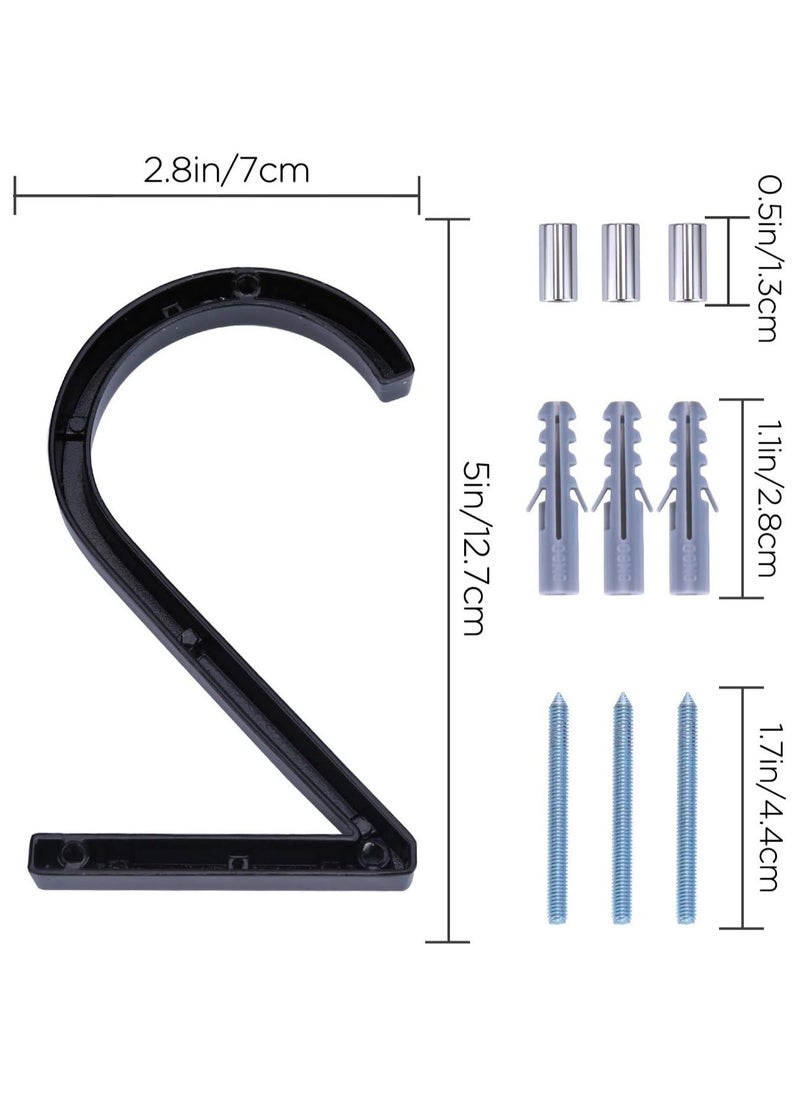 Generic - House Numbers for Outside Metal Home Address Number Sign Plaques 3D Floating House Number Door Number with Nail Kit Large Door Number 12.7cm 2 - Image 1
