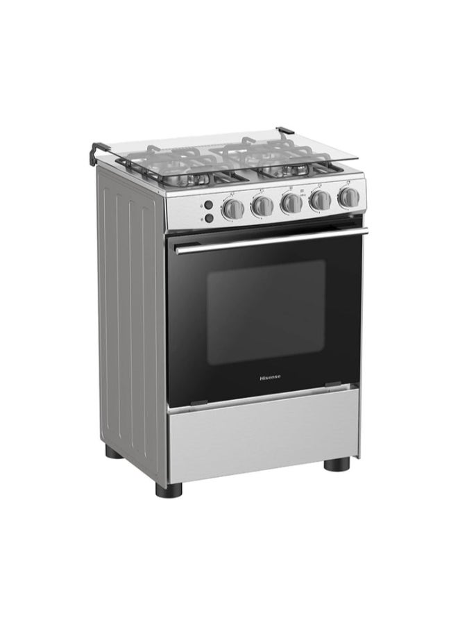 Hisense Renewed - 60X60 Cm 4 Burner Cooking Range 4 HFG60121X Silver - Image 2