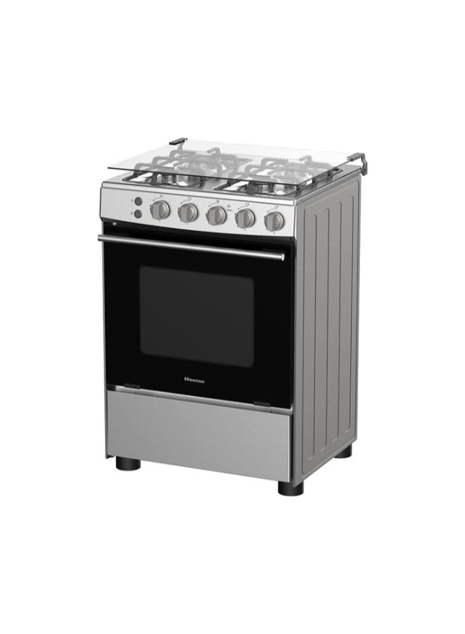 Hisense Renewed - 60X60 Cm 4 Burner Cooking Range 4 HFG60121X Silver - Image 3