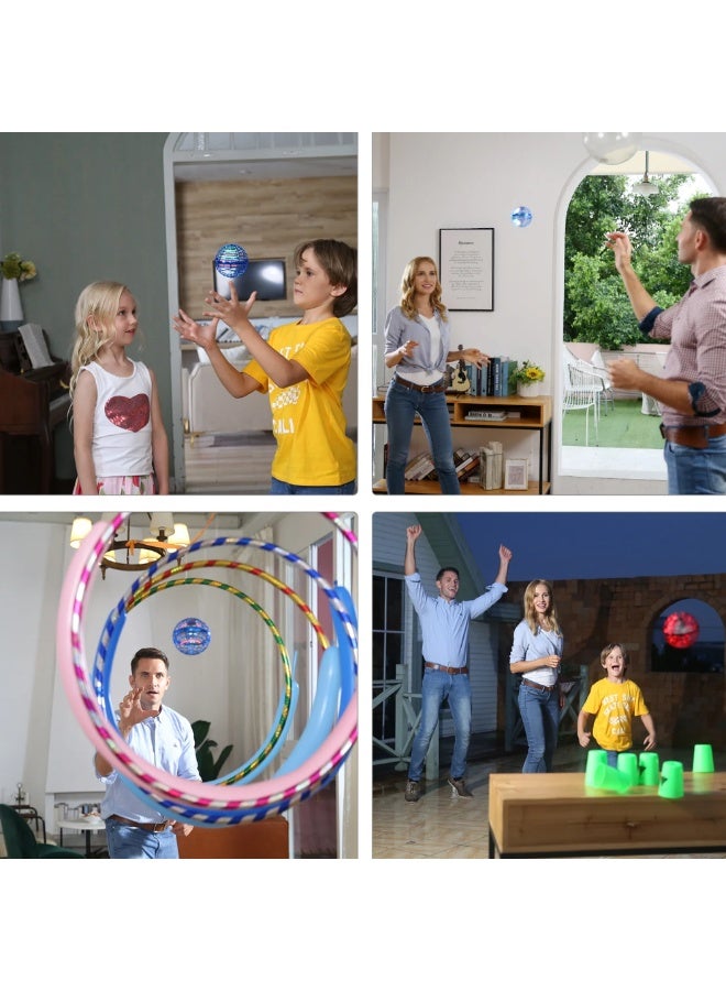 DAT Flying Ball Toy with RGB Lights – Rechargeable Hover Ball Spinner for Kids & Adults | Hand-Controlled Boomerang Spinner Drone | Magic Flying Ball with USB Charging – Indoor & Outdoor Fun - Image 5