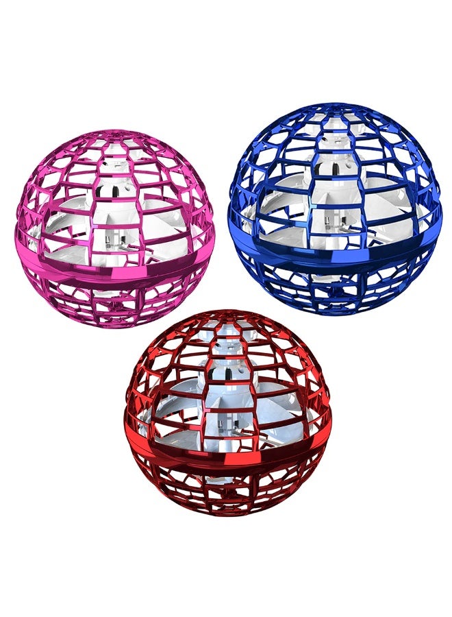 DAT Flying Ball Toy with RGB Lights – Rechargeable Hover Ball Spinner for Kids & Adults | Hand-Controlled Boomerang Spinner Drone | Magic Flying Ball with USB Charging – Indoor & Outdoor Fun - Image 2