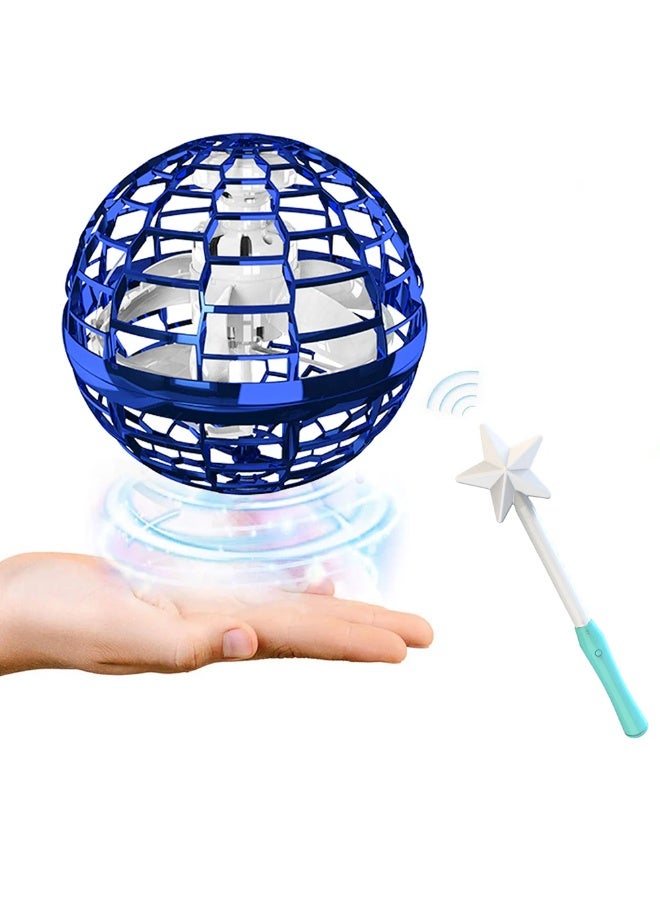 DAT Flying Ball Toy with RGB Lights – Rechargeable Hover Ball Spinner for Kids & Adults | Hand-Controlled Boomerang Spinner Drone | Magic Flying Ball with USB Charging – Indoor & Outdoor Fun - Image 1