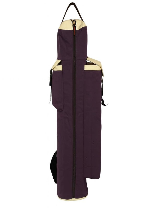 KNK Yoga Mat Bag Cotton Canvas Cover – Extra Large Yoga Tote with Adjustable Strap, Multi-Functional Pockets for Water Bottle, Towel, Blocks & Wallet – Durable Thick Canvas Mat Holder (Brown) - Image 3