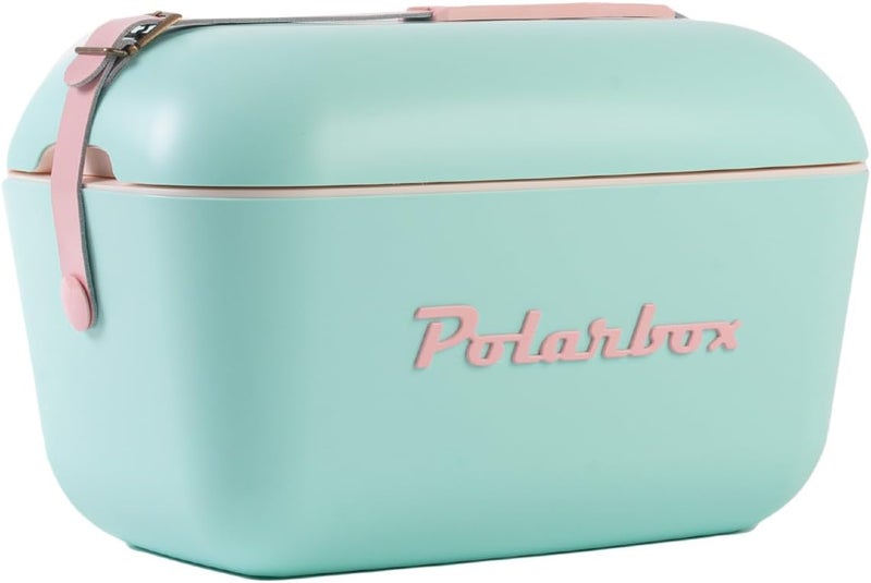 بولار بوكس Polarbox Portable Cooler - مبرد محمول صغير سعة 12 لتر، مبرد للشاطئ، مبرد محمول صغير، مبرد عتيق الطراز، مقبض قابل للتعديل، مبرد Polarbox، مبرد محمول صغير، مبرد للتخييم - Image 1