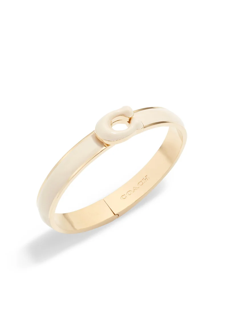 COACH Signature Tabby Bangle Bracelet