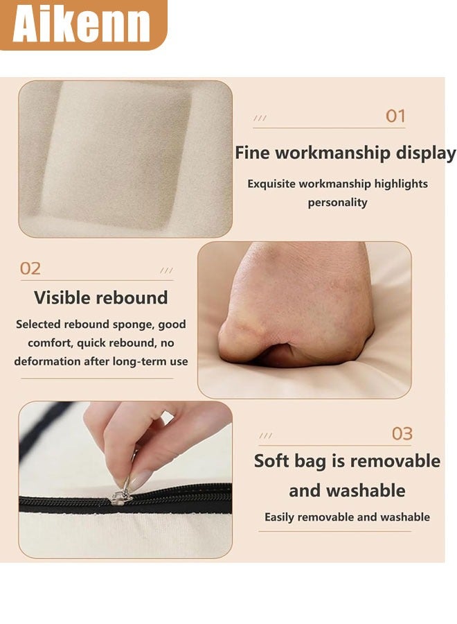 Aikenn Adjustable Floor Chair with Back Support, Gaming Floor Meditation Chair with Cushion, Adults Lounge Couch Folding Sofa Seat for Reading Meditating Sleeping, Grey - Image 4