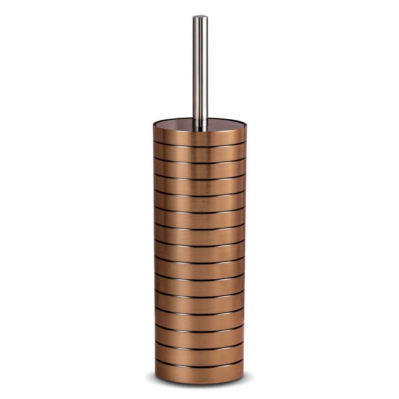 Freelance Miami Polystyrene Toilet Cleaning Brush with Holder Stand - Copper - Hygienic Commode/Toilet Brush Cleaner Set - Compact Stand, Ideal for Cleaning Bathroom Pot/Bowl/WC - Holder Included - Image 4