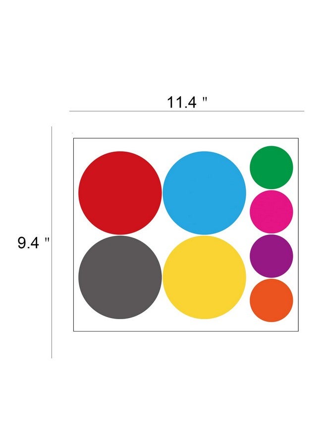 PARLAIM Wall Stickers For Bedroom Living Room, Polka Dot Wall Decals For Kids Boys And Girls (130 Circles) - Image 2