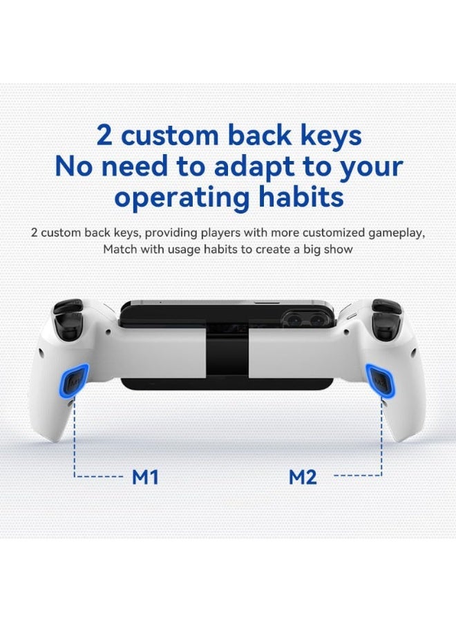 D9 Wireless Mobile Gaming Controller – Stretchable Bluetooth Gamepad for Smartphone, Switch, P3/P4 – Ergonomic Design (Blue) - Image 3